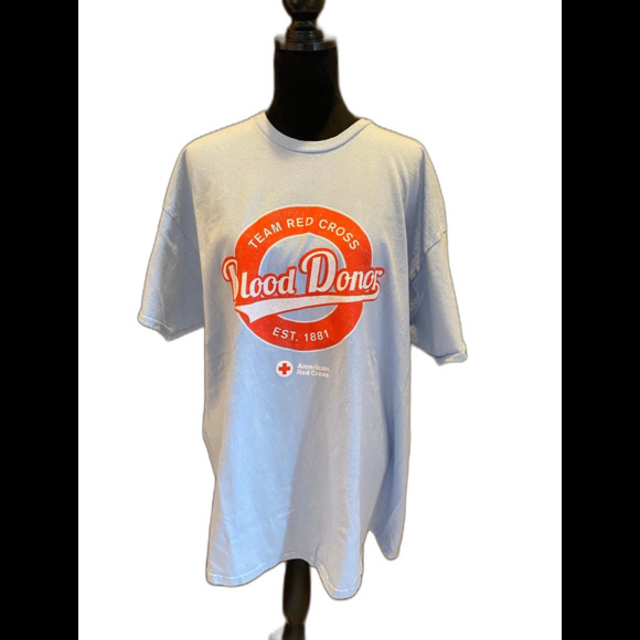 Bundle of  2 Womens  T Shirts  Plus Size 2X Red Cross & Walk by Faith - Picture 2 of 11